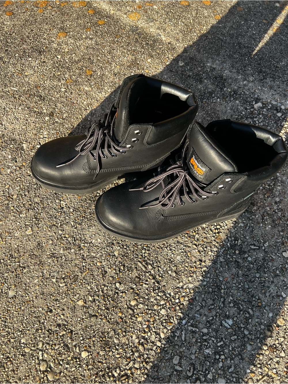 Timberland PRO Black Lace-Up Work Boots
